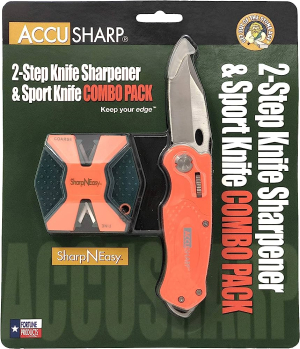 Sports Knife & Two Step Sharpener