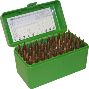 Ammo Box 50 Round Flip-Top 375